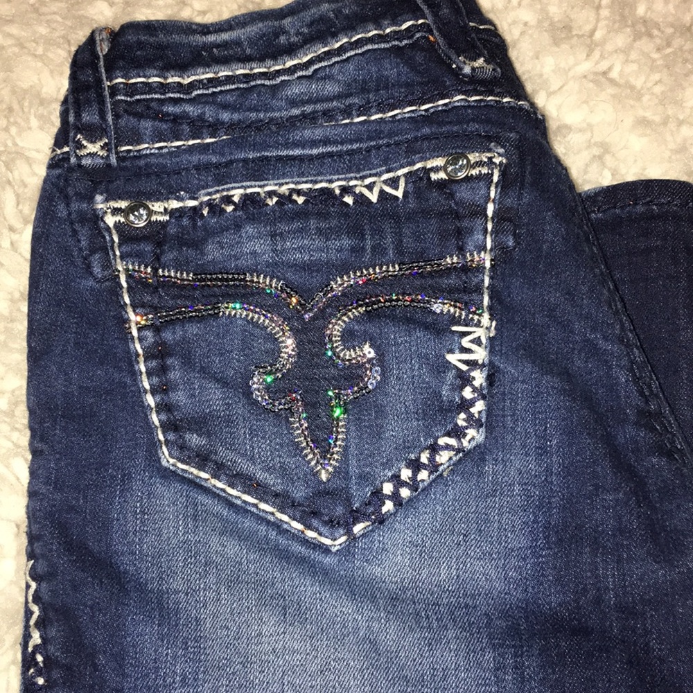 Rock Revival size 25 denim crop pants